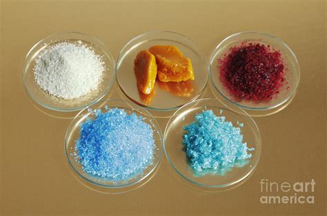 Transition Metal Salts Photograph by GIPhotoStock