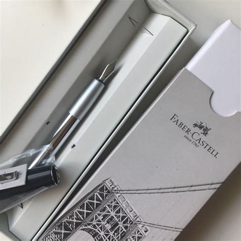 Bnib Faber Castell Piano Black Loom Fine Nib Fountain Pen Hobbies