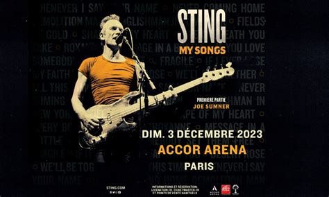 Sting De Retour Paris Rolling Stone