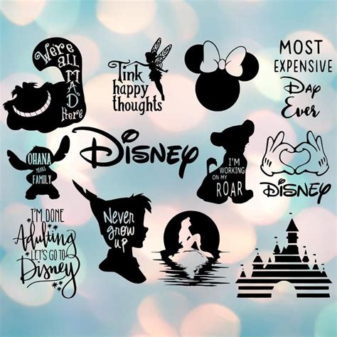 Svg Files For Silhouette Cricut Sublimation Design Disney Svg Disney