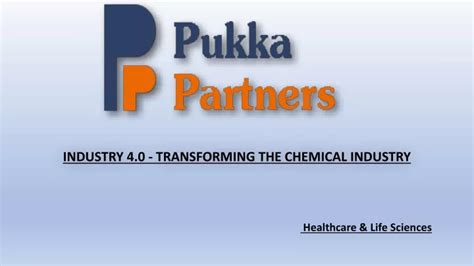 Ppt Industry 40 Transforming The Chemical Industry New Report 1