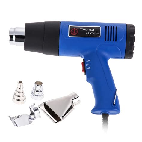 Electric Heat Gun Hot Air Gun 1500W Dual Temperature Metal Nozzle