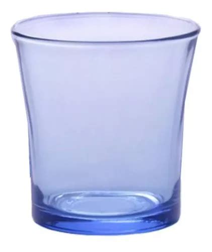 Juego De 6 Vasos 21 Cl D7 8 Cm H8 2 Cm B Dx 2000 Duralex Color Azul Mercadolibre