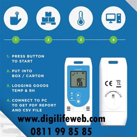 Temperature Humidity Data Logger Tzone TempU03