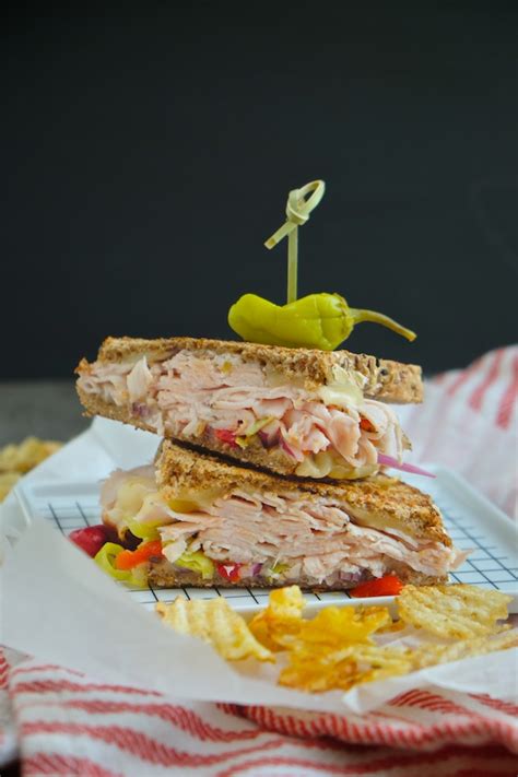 Grilled Turkey Pepper Jack Sandwich Shutterbean