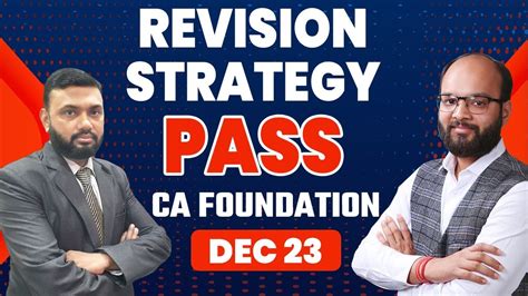 Revision Strategy For CA Foundation Dec 23 How To Revise CA