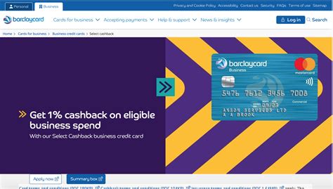 Barclaycard Offers New Cashback Business Credit Card For Uk Smes