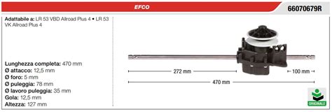 Trasmissione Trazione Semovenza Efco Oleomac Tagliaerba Rasaerba Se