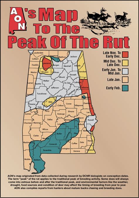 Dates For Deer Rut In Georgia Hunting - Template Calendar Design