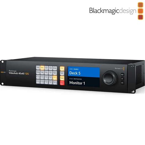 Blackmagic Videohub 40x40 12G Matriz Vídeo SDI 12G Avacab