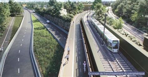 Connexion des lignes 1 et 2 du tramway un nouveau pont lancé au