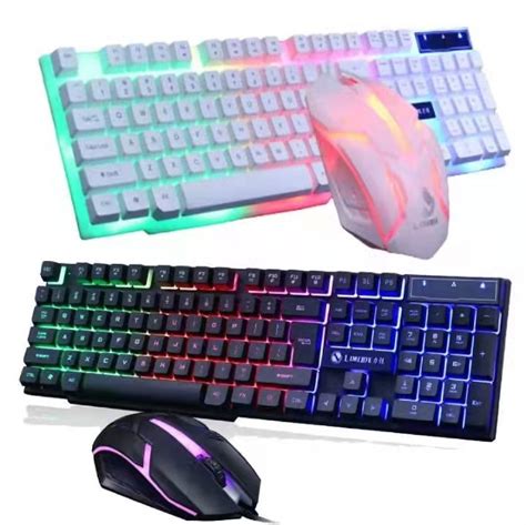 GTX300 Colorful LED Illuminated Backlight Ergonomic Gaming Keyboard USB