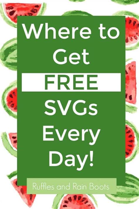 Where To Get Free SVGs Every Day