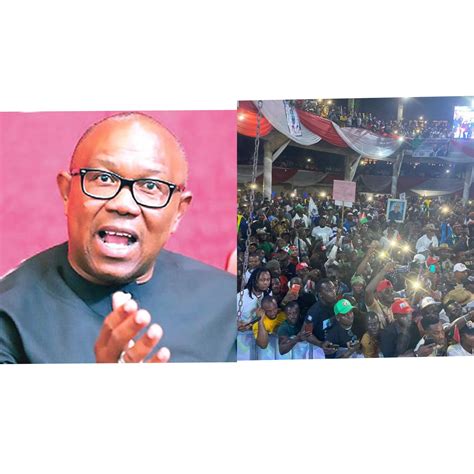 2023 Crowd Of Supporters In Edo Humbled Me Peter Obi Independent