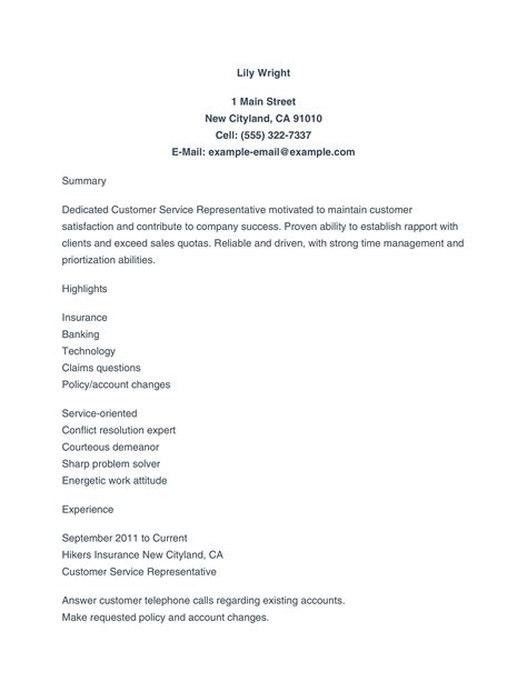 30+ Customer Service Resume Examples ᐅ TemplateLab