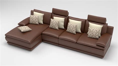 3d Model Sofa L Shape Turbosquid 1380770