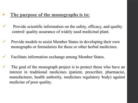 Monographs Of Herbal Drugs And Comparative Study In Various