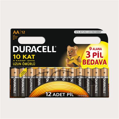 Duracell Basic Kalem Pil Li Aa Bauhaus