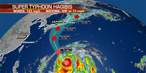 Super Typhoon Hagibis intensifies at one of the fastest rates on record ...