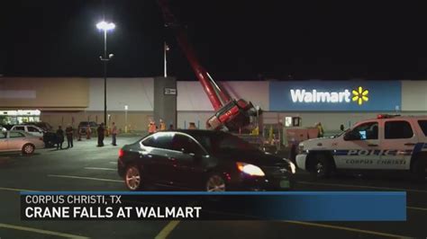 Crane Falls at Walmart in Corpus Christi | myfoxzone.com