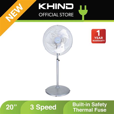 standing fan kipas berdiri stand fan khind  industrial stand fan