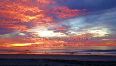 Cardiff By The Sea Sunset Photo - Water Dancer Photos