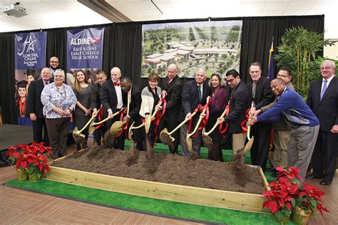 Groundbreaking Ceremony Held For East Aldine Early College High School