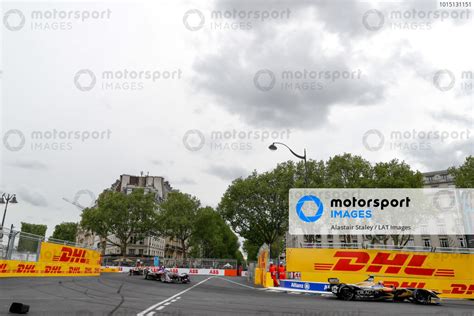 Jean Eric Vergne FRA TECHEETAH Renault Z E 17 Leads Sam Bird GBR