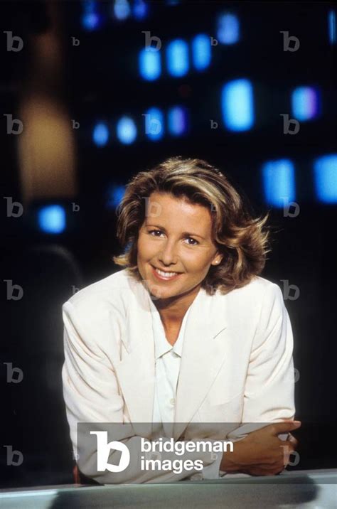 La Presentatrice Claire Chazal En 1991