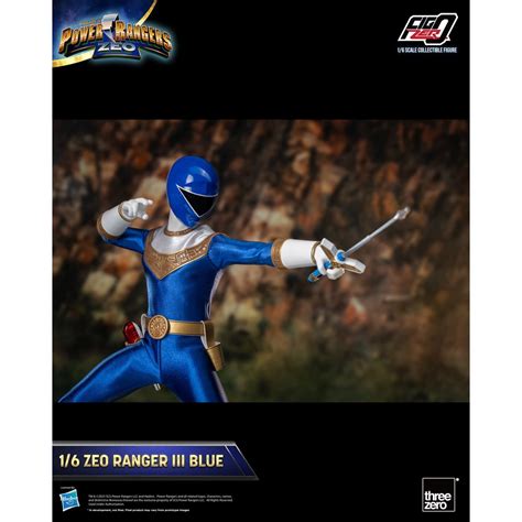 Power Rangers Zeo Blue Zeo Ranger III FigZero 1:6 Scale Action Figure