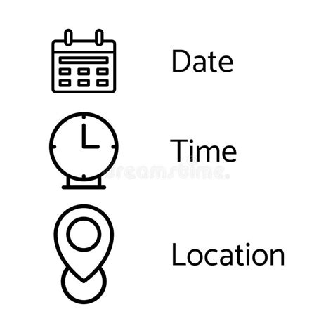 Establecer La Fecha La Hora Y La Ubicación De Los Iconos Para El