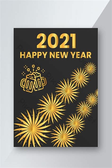 Happy New Year Flyer Template design 2021 | PSD Free Download - Pikbest