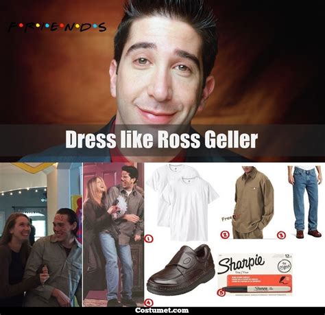 Ross Geller (Friends) Costume for Halloween | Ross geller, Ross friends, Friend costumes