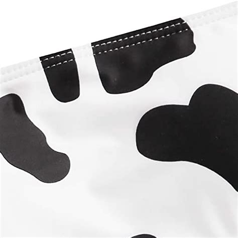 Cow Print Bikini Cow Print Bikini Two Piece Bandeau Bikini Sexy