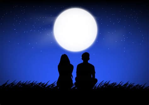 1500 Moonlight Couple Stock Photos Pictures And Royalty Free Images