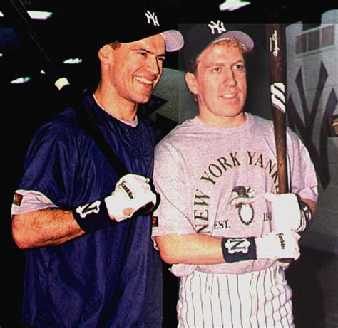 Mark Messier And Brian Leetch At The Old Yankee Stadium New York