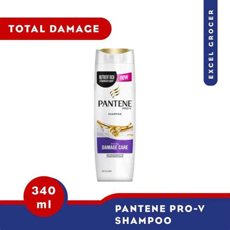 Pantene Pro V Total Damage Care Shampoo 340ml Lazada