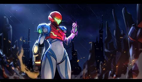 Metroid Dread Samuss New Suit By Stickiezblue On Newgrounds