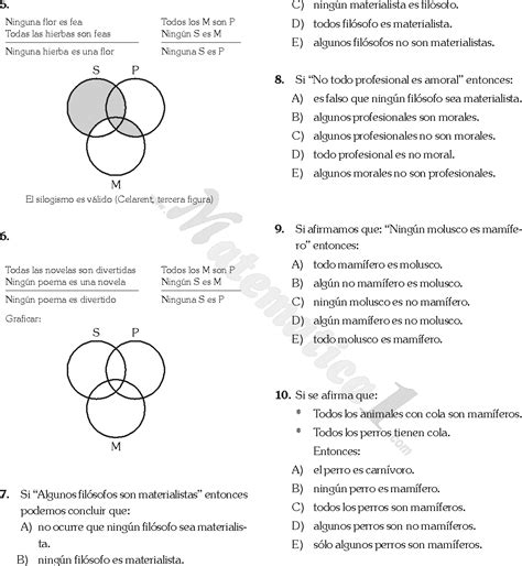 Logica De Clases Ejercicios Resueltos Inferencias Y L Gica Predicativa