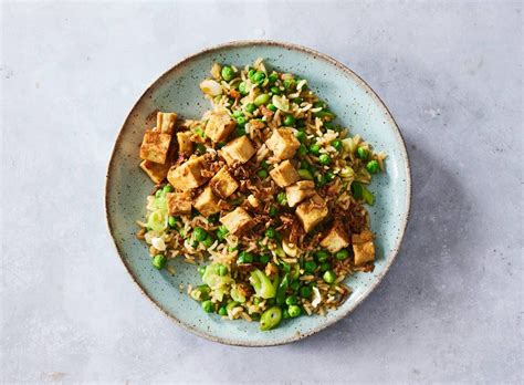 Gebakken Rijst Met Knapperige Tofu Recept Allerhande Albert Heijn