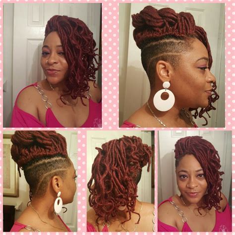 Pin By Louise Harris On Shaved Side With Locs 42022 Braids With