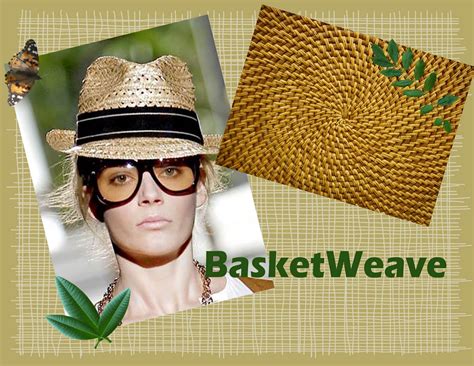 texture adventures  basket weave