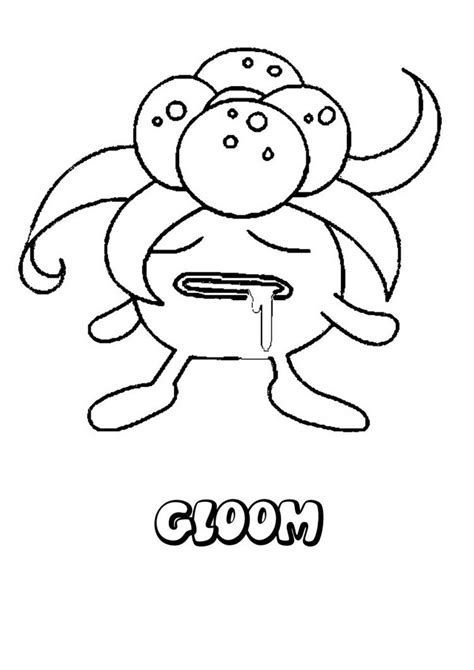 Oddish Pokemon Coloring Pages Coloring Pages