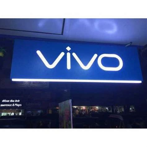 Acrylic D Led Sign Board Operating Temperature Degree Size