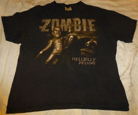 90s Rob Zombie Hellbilly Deluxe T Shirt Original Con Gem