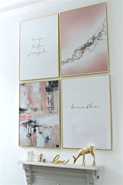 Trend In Art Print Gallery Wall With Desenio And Giveaway Little Big