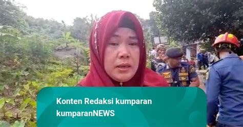 Tangis Euis Keluarganya Tertimpa Longsoran Jalur Rel Kereta Api Bogor