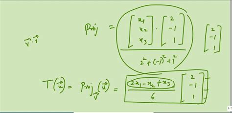 Solved Let T R {3} Rightarrow R {3} Be The Linear Transformation That