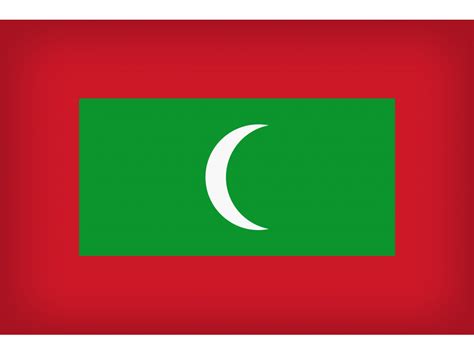 Maldives Large Flag Png Transparent Image