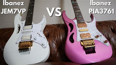 Ibanez JEM Vs PIA Guitar Comparison YouTube